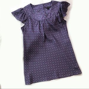 Banana Republic shirt purple XS flowy sleeves